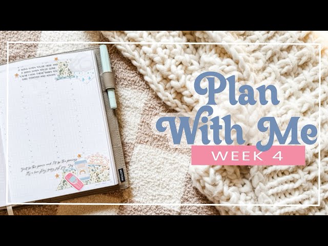 PLAN WITH ME - week 4