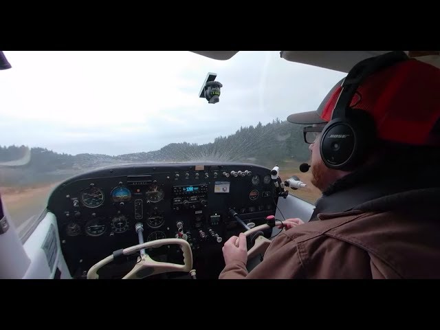 How to Fly in 360/VR: ACTUAL Short Field Takeoff in Alaska + Max Performance Climb (Vx)