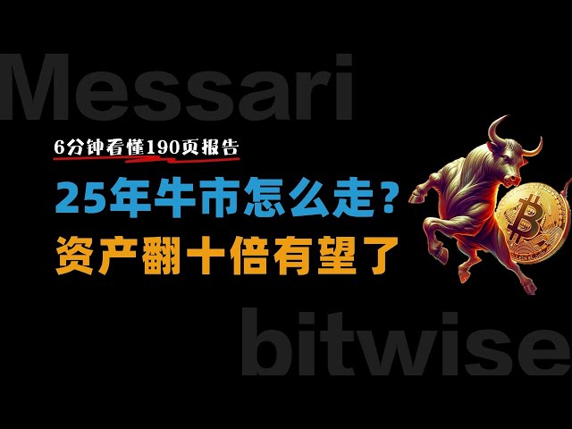 重磅！25年幣圈牛市怎麼走？頂級投研機構髮佈190頁報告，6分鐘帶你看懂全文#ai16z #比特币 #eth