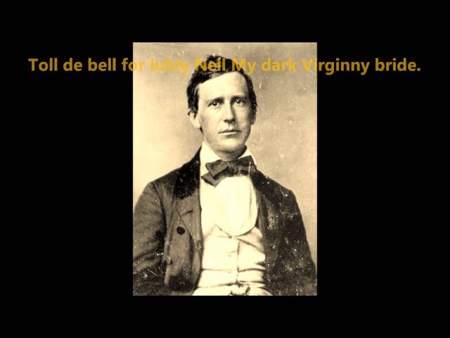 NELLY WAS A LADY lyrics words text STEPHEN FOSTER Nellie Was A Lady trending folk song sing along