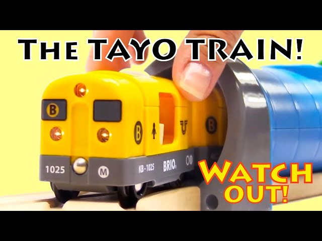 TAYO Number TRAIN ! - Choo-Choo Trains Compilation with Brio Toys. Learning videos for kids