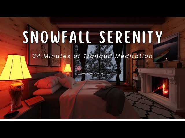 KiaRad _ "Snowfall Serenity: 34 Minutes of Tranquil Meditation"#relaxing #meditation