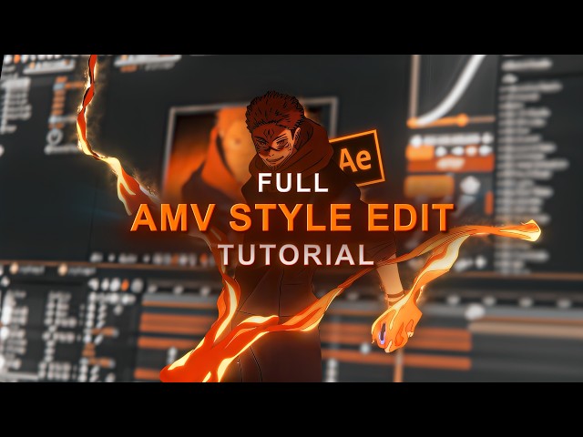 Full amv edit tutorial on after effects