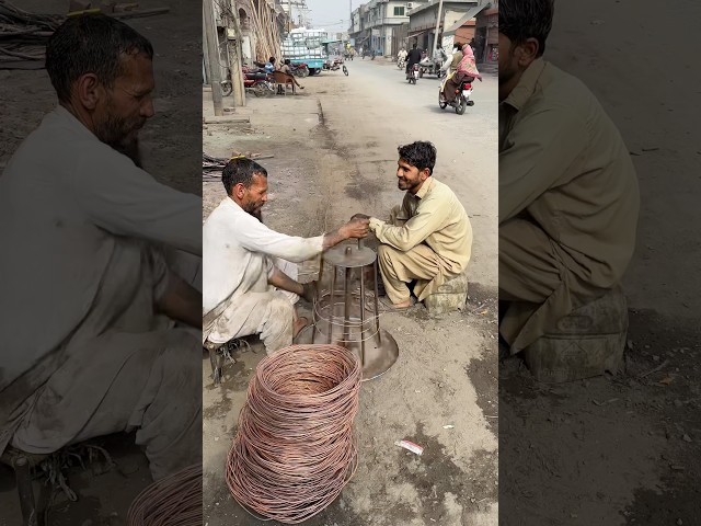 How to Roll Copper Wire for Recycle 😱 #shorts #ytshorts #satisfying