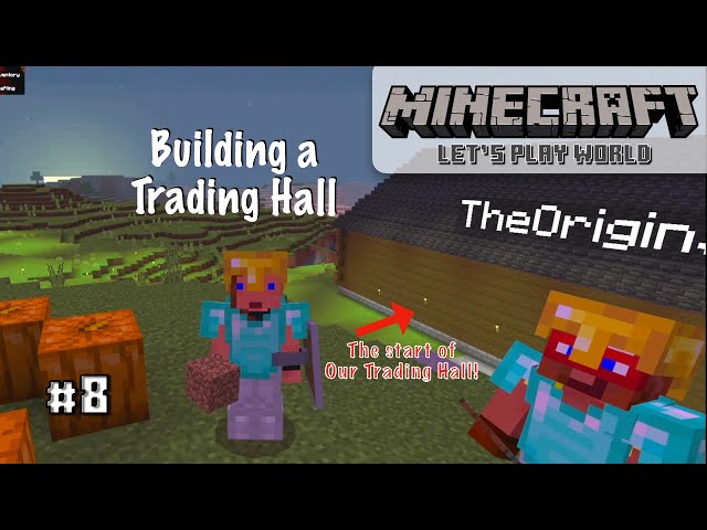 Let's build a Villager Trading Hall!  🪓 | Ep 08