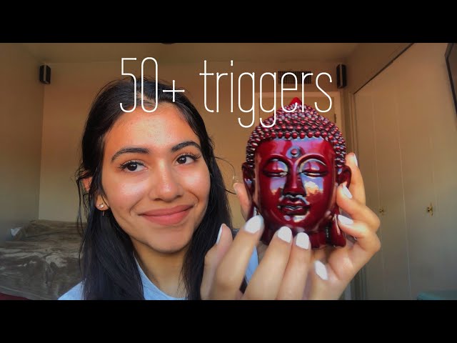 50+ Triggers in 5 MIN ASMR | Fast tapping | Scratching | Crinkles