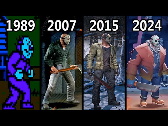 Evolution of Jason Voorhees in Video Games (1989-2024)