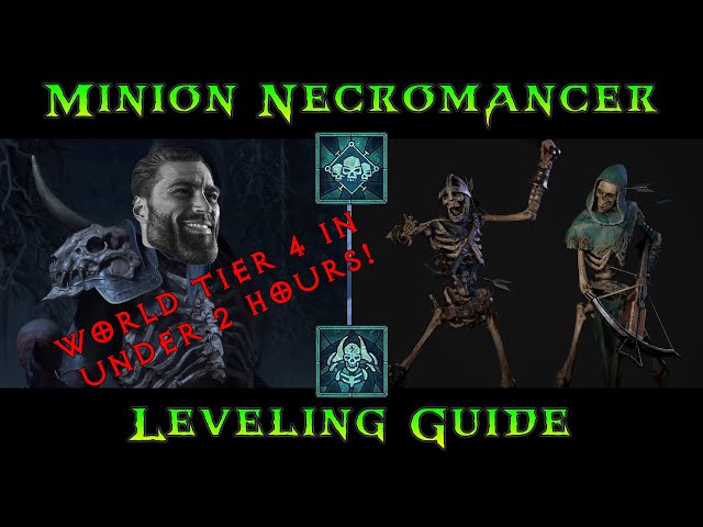 Minion Necro - Leveling Build (1-50) // Diablo 4 Season 4