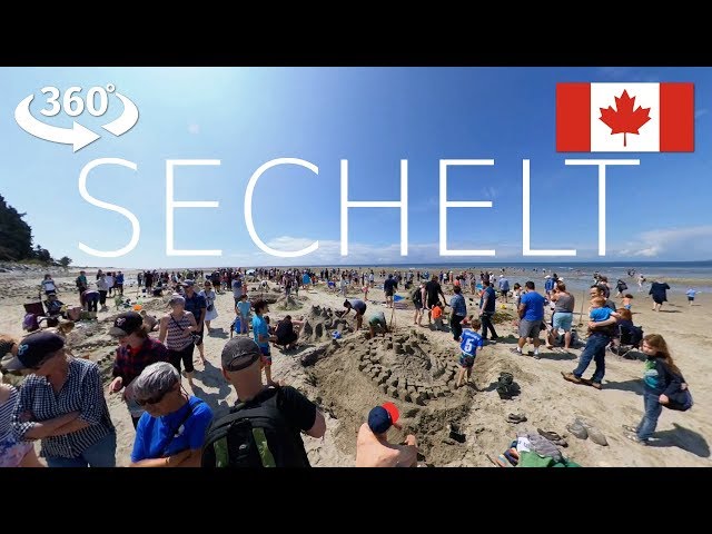 Sechelt Sandcastle Competition (2019) Beach Walk - Davis Bay