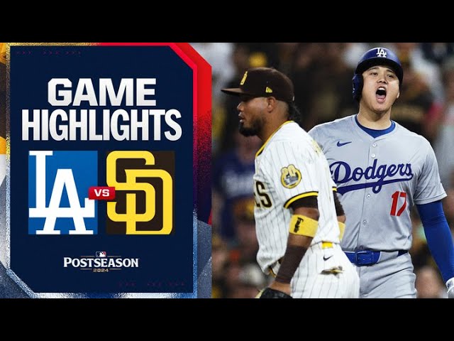 Dodgers vs. Padres Game Highlights (10/9/24) | MLB Highlights