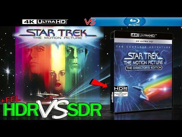 Star Trek The Motion Picture 1979 HDR ANALYSIS 4K UHD BD vs 1080p BD SDR 100nits #TRUE_DIFFERENCE