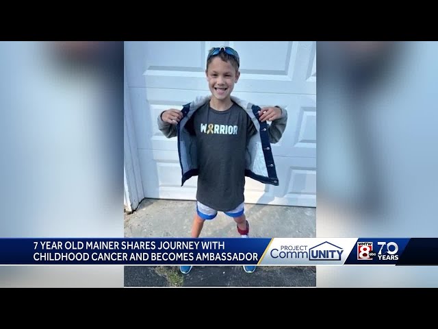 Community Champion: 7-year-old Mainer becomes ambassador for Childhood Cancer Research Charity