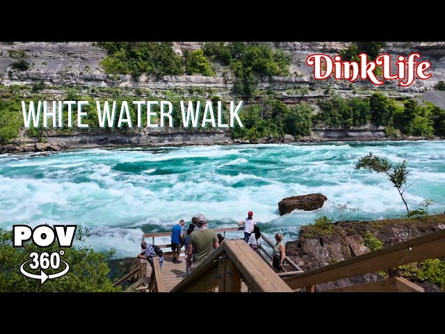 White Water Walk Niagara Falls Canada (360 POV)