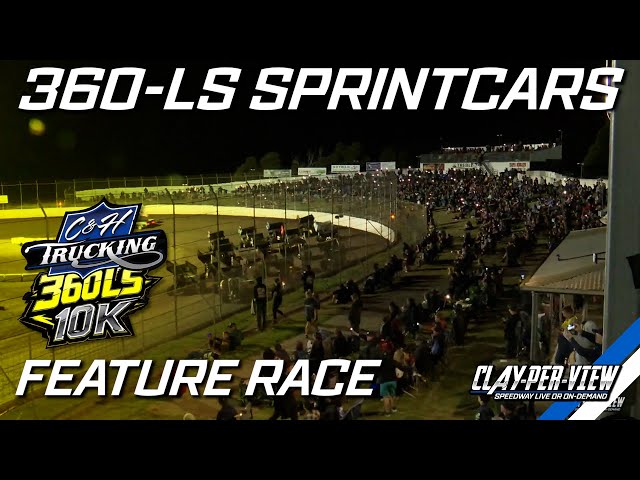 360-LS Sprintcars | C&H Trucking $10k - Simpson - 18th Jan 2025 | Clay-Per-View