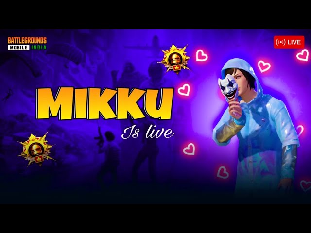 KYU NAHI HO RAHI RANK PUSH 🤡|| MIKKU IS LIVE || BGMI LIVE  #pubglive #bgmilive