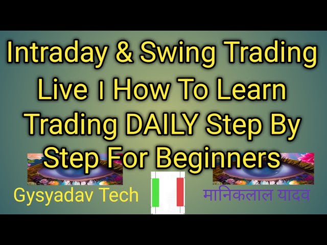 Intraday & Swing Trading Live | How To Learn Trading DAILY Step By Step For Beginners / 14/02/2025