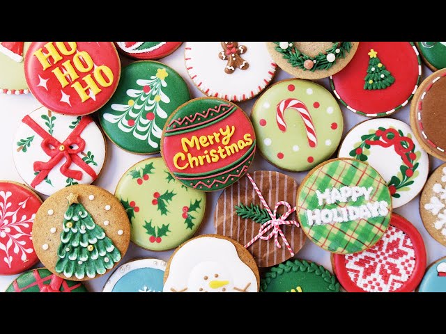 25 Ideas for Christmas Cookies  | Satisfying Cookie Decorating with Royal Icing