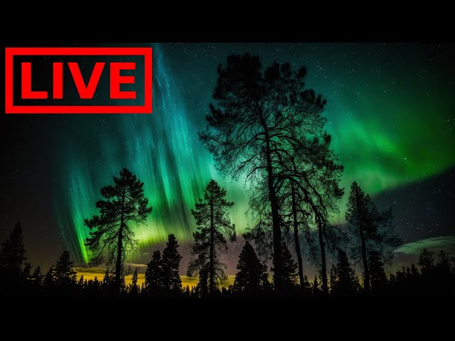 🌎 LIVE Iceland Auroras Northern Lights with Relaxing Music!