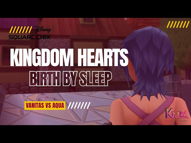 Kingdom Hearts Birth By Sleep - Aqua vs Vanitas 4K HD | Epic Battle Showcase!