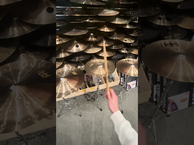 Quick demo of 3 Meinl Chinese cymbals