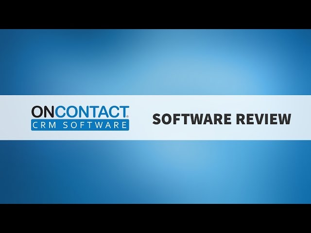 OnContact CRM Review