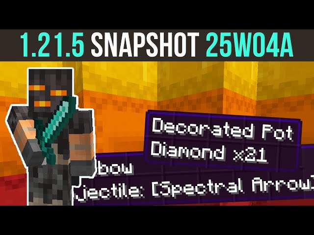 Snapshot 25W04A | Sword Blocking, Movement Changes & Better Tooltips | Minecraft 1.21.5