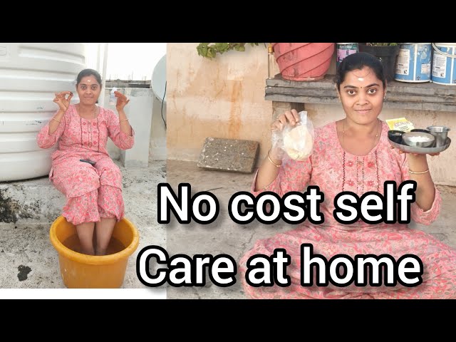 பெண்களை ஜொலிக்க வைக்கும்|  herbal selfcare at home manicure pedicure face care with no cost