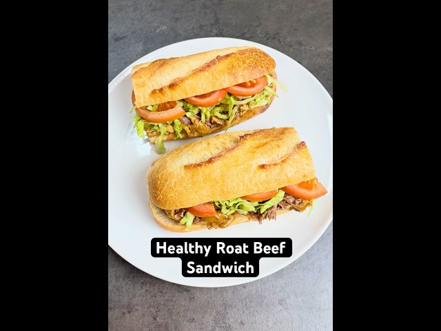 Healthy Roast Beef Sandwich