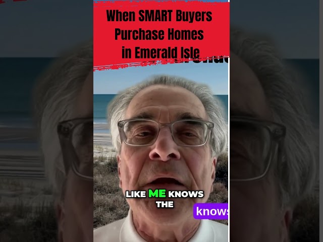 When the SMART & SAVVY Buy Homes in Emerald Isle #emeraldisle #crystalcoast #realestate #boguesound