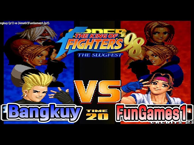 GGPO INDONESIA. The King Of Fighters 98 Frendly Match. [Nub]Bangkuy VS [Amatir]FunGames1