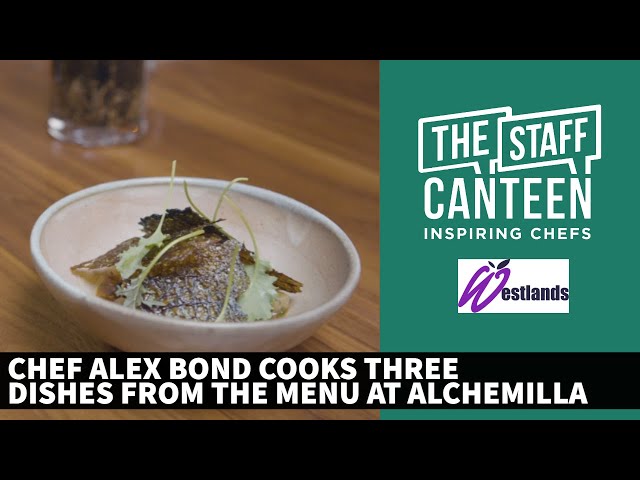 Alex Bond, chef owner of Michelin-starred Nottingham restaurant Alchemilla creates three dishes