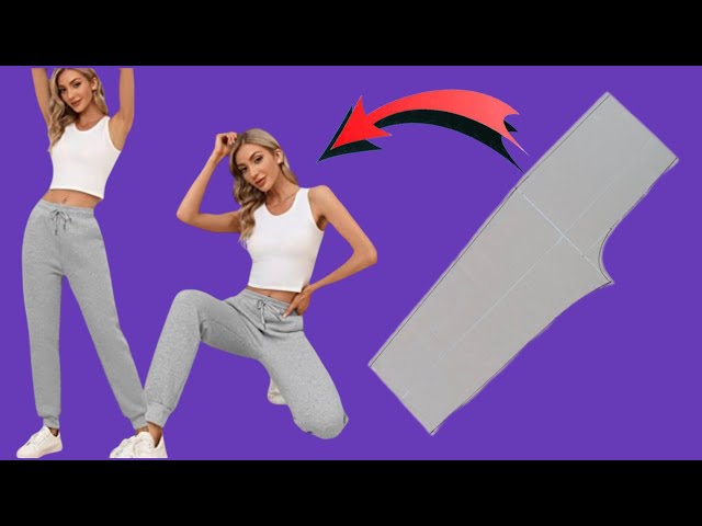 ✅Very Easy ✅Jogger Tracksuit Cutting and Sewing