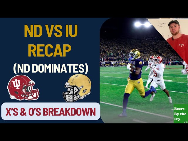 Notre Dame Vs IU Football | Post Game Recap | ND Dominates IU