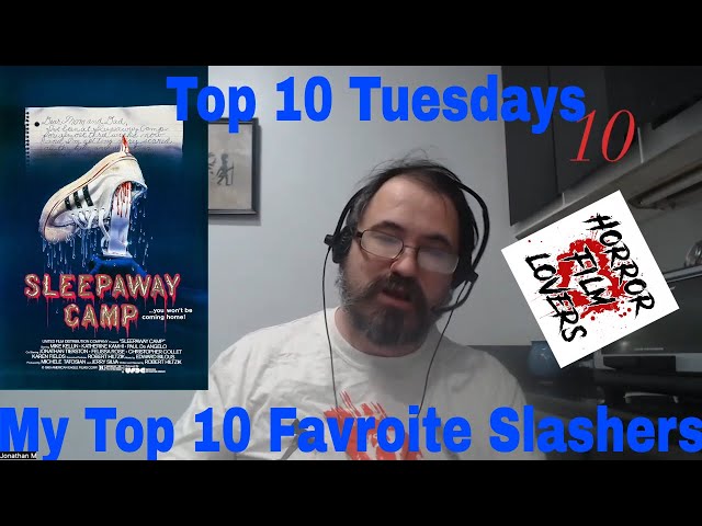 Horror Film Lovers| Top 10 Tuesday| My Top 10 Favorite Slashers