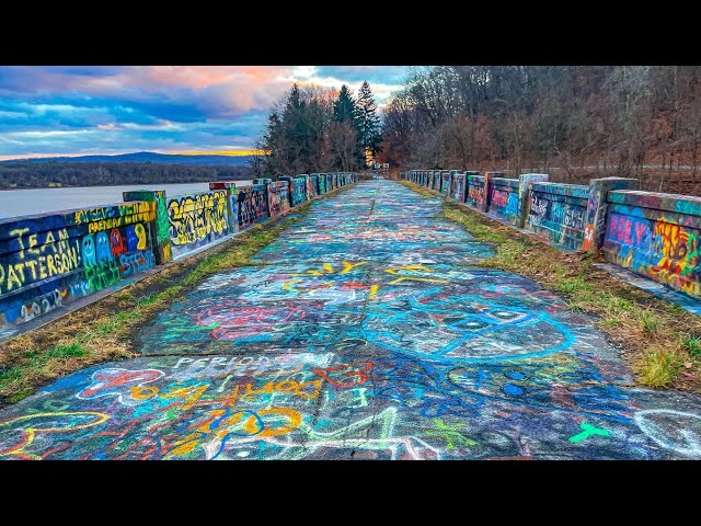 WE EXPLORED AN ABANDONED GRAFFITI BRIDGE IN PENNSYLVANIA!