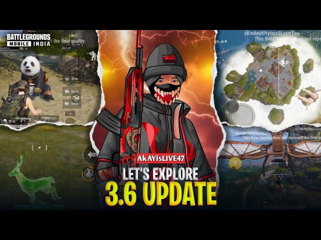 BGMI | 3.6 UPDATE | FULL RUSH GAMEPLAY | AKAYisLIVE47 | #bgmi #bgmilive #livestram