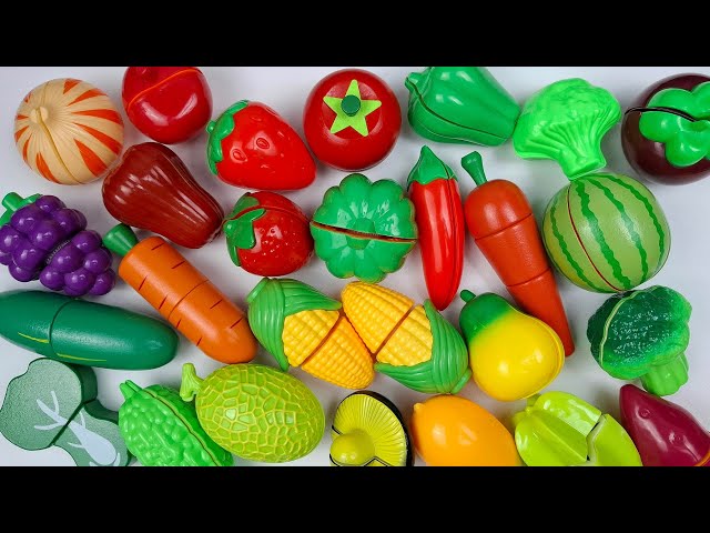 Cutting Fruits and Vegetables ASMR, MANGO | Satisfying Video Wooden & Plastic Squishy Pop it