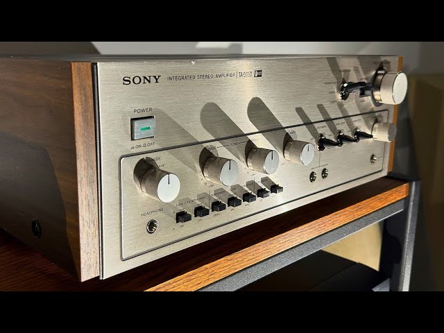 Sony TA-5650 VFET Amplifier Service and Restoration