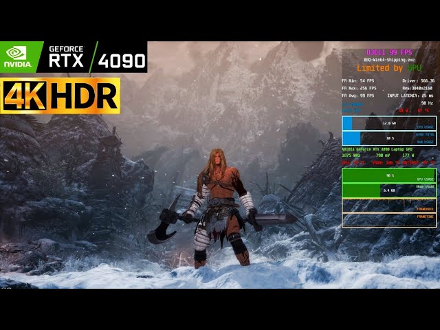 The First Berserker: Khazan Demo | 4K HDR Visuals | RTX 4090M - Performance Test