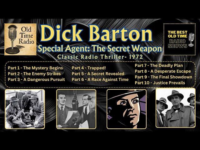 🎙️ Dick Barton - Special Agent: The Secret Weapon (1972) | Classic Radio Thriller