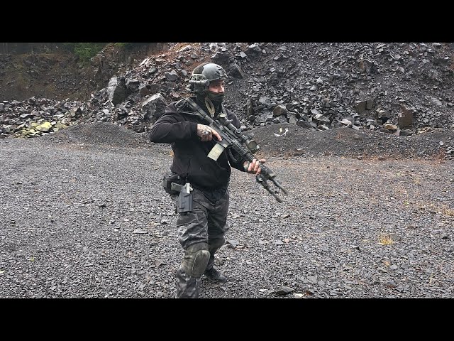 MK12 W/ Very High Piggybacked Red Dot Shoot & Move Primary Arms 4-14 Holosun EPS Red Dot SPR