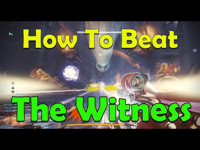 How to beat the Witness in Salvations Edge. Zenith Guide Destiny 2.