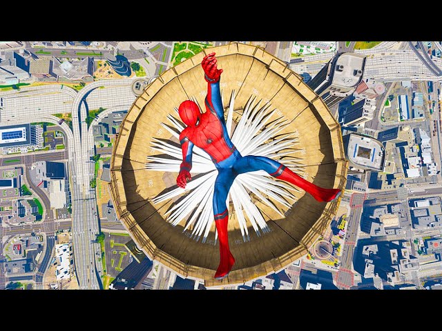 GTA 5 Water Fails Spiderman vs Minions Ragdolls Euphoria Physics [Funny Moments]