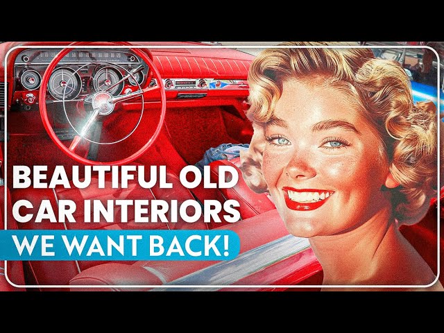 13 Most Beautiful Old Car Interiors, We Want Back!