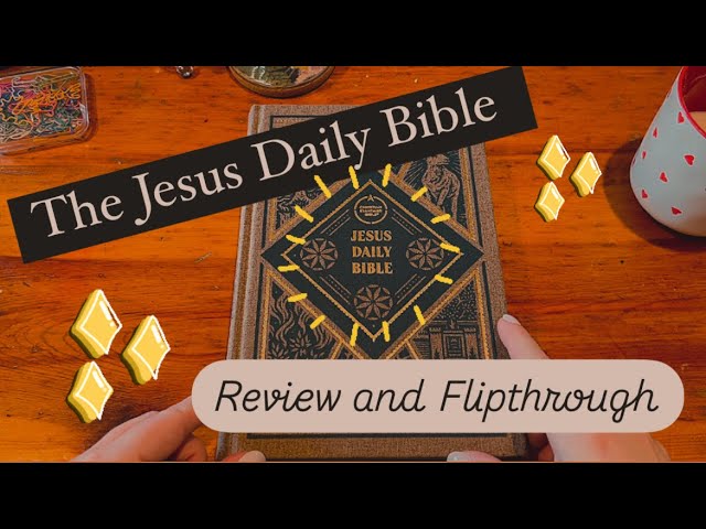 Awesome new study Bible 🙏 The Jesus Daily Bible 🫶 Flipthrough and Review