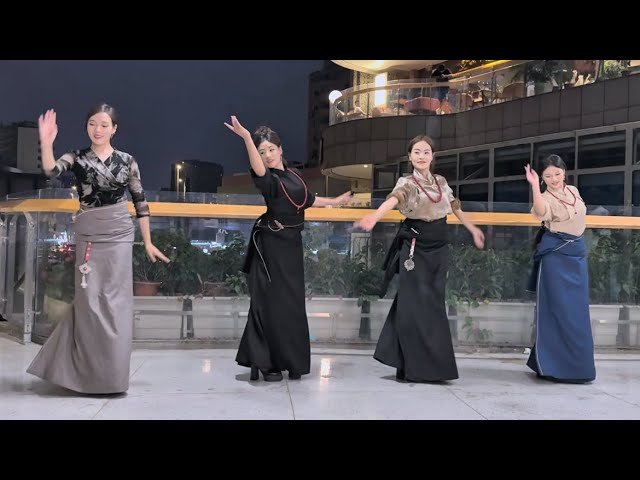 Tibetan beauties, beautiful Tibetan song , Tibetan dance " Finger Song "