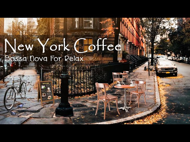 Vintage Coffee Shop Ambience with Bossa Nova Music - Smooth Bossa Nova Jazz Music for Relax, Unwind