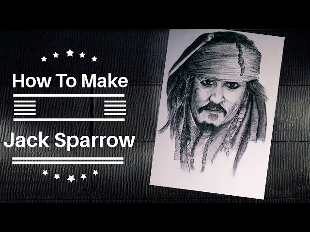 how to make jack sparrow drawing