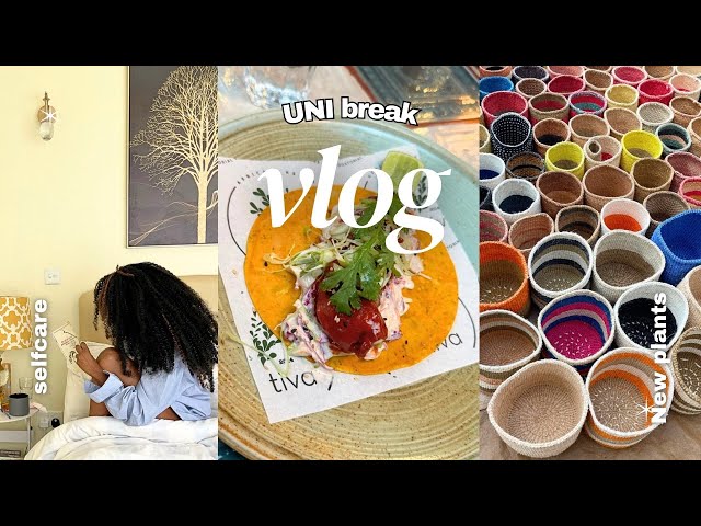 College life🍰| self care break, new plants🌱 , unboxing, brand trip✈️