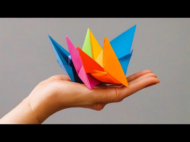 How to fold an origami thingy